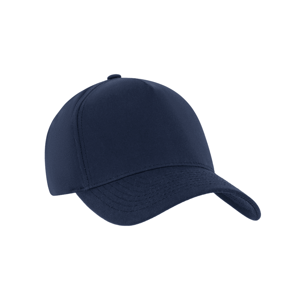 Front view of a Varsity Headwear Athletic Sport Cruz navy trucker cap