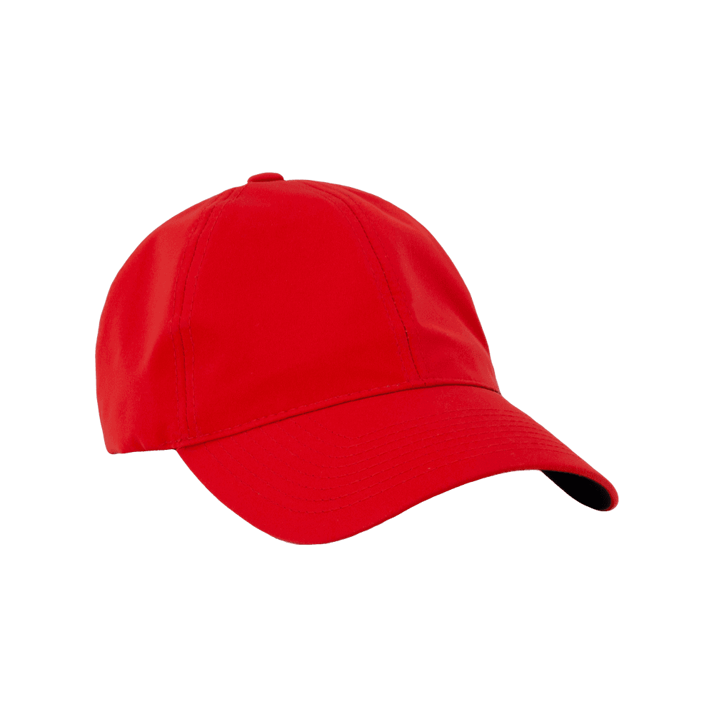 Front view of a Varsity Headwear legacy soft athletic sport red baseball cap