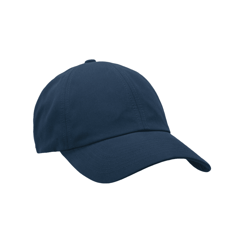 Front view of a Varsity Headwear legacy soft seaqual prussian blue baseball cap